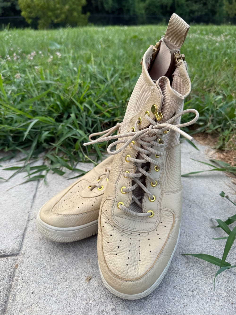 Nike SF Air Force 1 Mid Urban Utility Mushroom Mens 9 Shoes Sneakers 917753-200